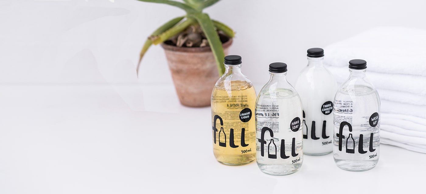Fill refillable household supplies Fill refillable household supplies
